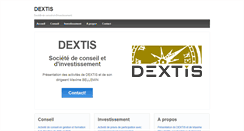 Desktop Screenshot of dextis.com
